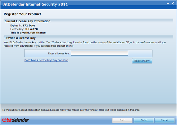 BitDefender Internet Security 2011 miễn phí 6 tháng