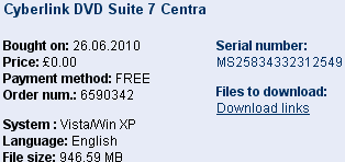 Download Cyberlink DVD Suite 7 Centra với key bản quyền miễn phí