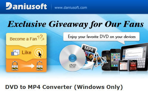 Daniusoft DVD to MP4 Converter: Download phiên bản đầy đủ miễn phí