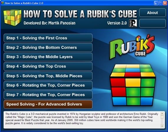 Phần mềm giải Rubik