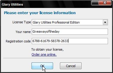 Bản quyền Glary Utilities Pro v2 miễn phí
