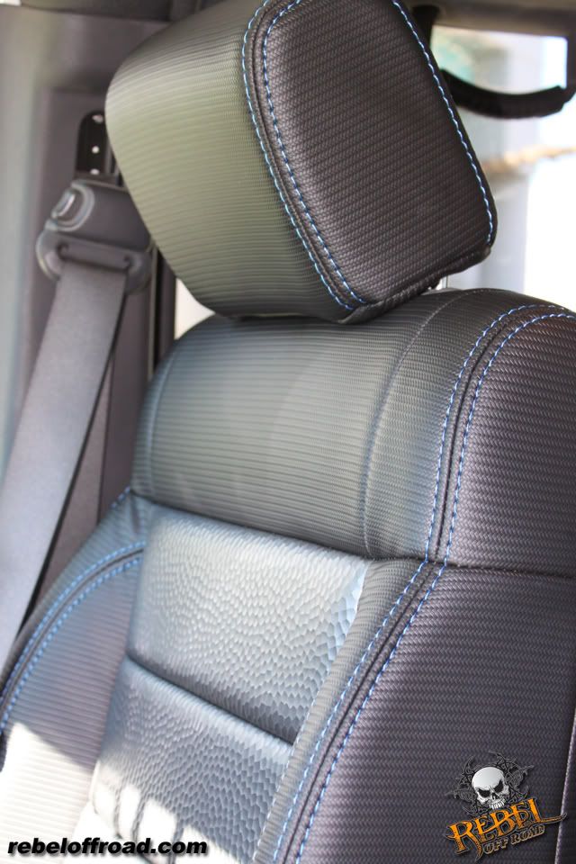 Pricing Rebel Custom Seat Reupholstering w/ Heaters and Airbags Pirate 4x4