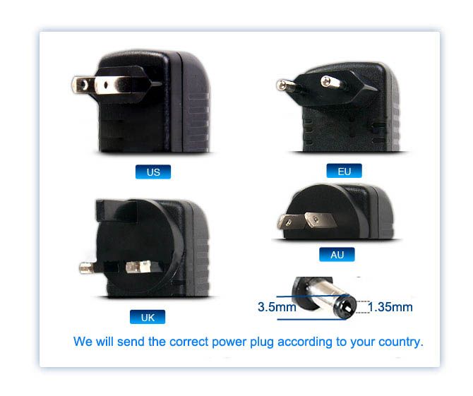 PSU01 4 Type Power Plug