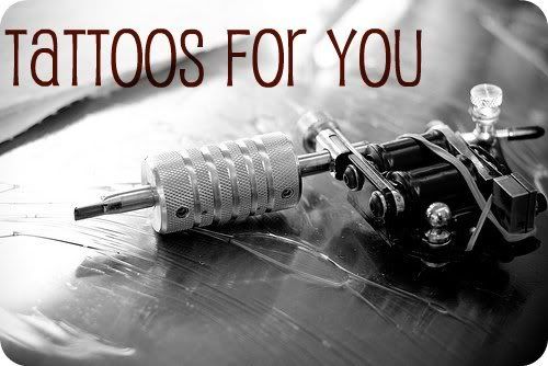 This week's Tattoo for you Friday have I got a surprise! This week's Tattoo for you Friday have I got a surprise!