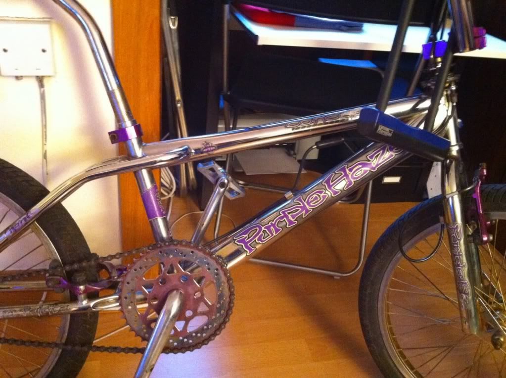 purple bmx bars