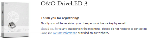Bản quyền O&O DriveLED 3 miễn phí