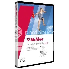 Sử dụng McAfee Internet Security 2010 miễn phí 180 ngày