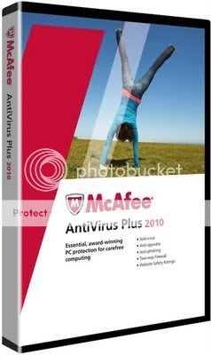 Sử dụng McAfee VirusScan Plus 2010 miễn phí 6 tháng