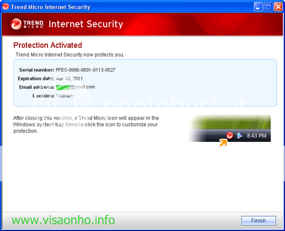 Trend Micro Internet Security 2010 miễn phí 1 năm