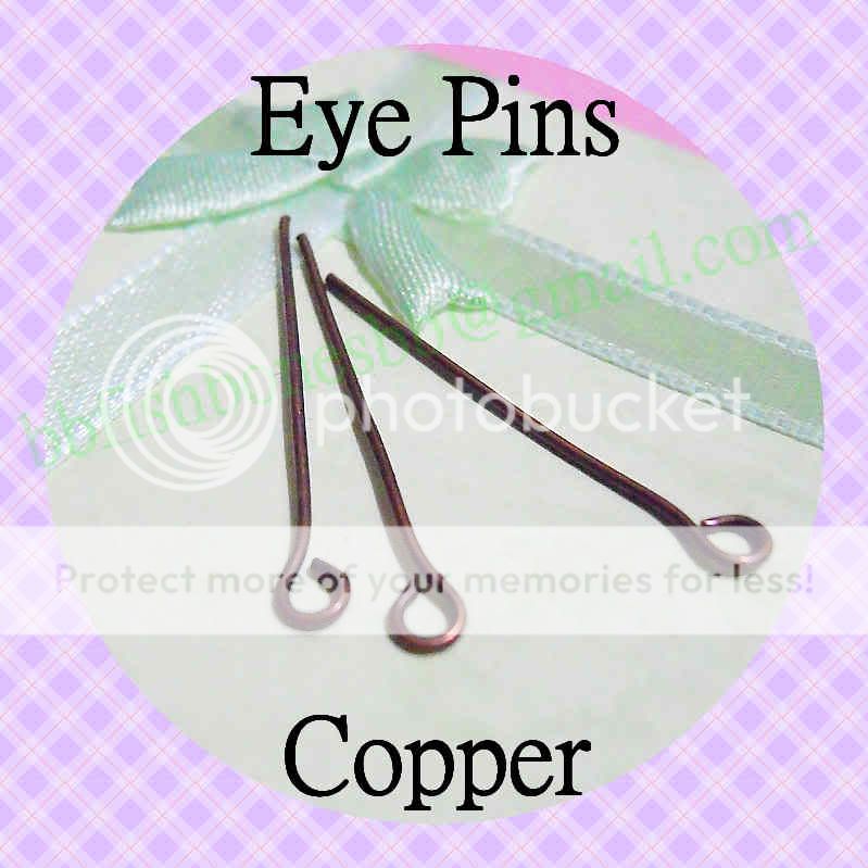 72pcs Needles EyePins Plated Gun Black Jewellery Findings Craft Beads 