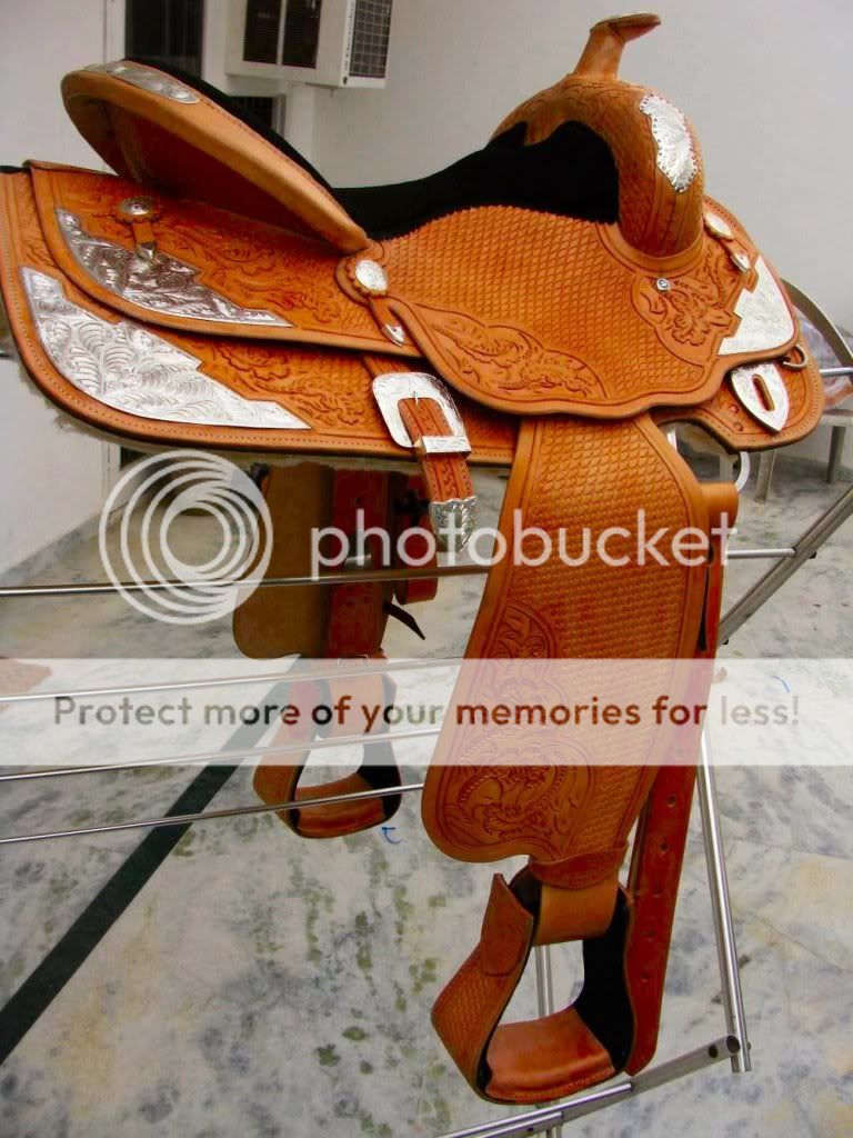 15/16/17/18 Western Show Saddle + Silver + Hand Carved  