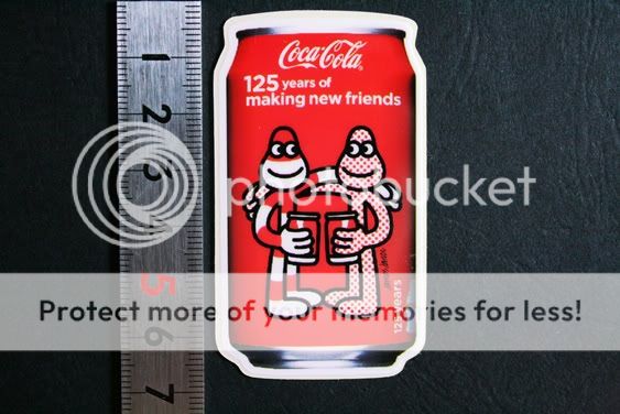 COKE PRINGLES KFC 7 11 SKATEBOARD GUITAR FRIDGE STICKER  